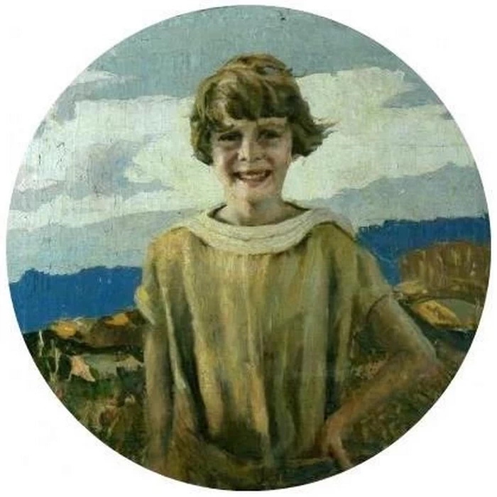 Ritratto di re Farouk bambino